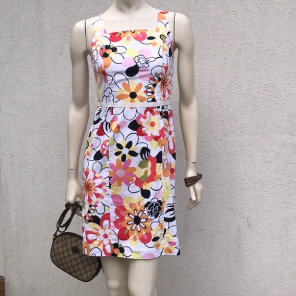 Colorful Floral Dress 6P - Picture 1 of 8